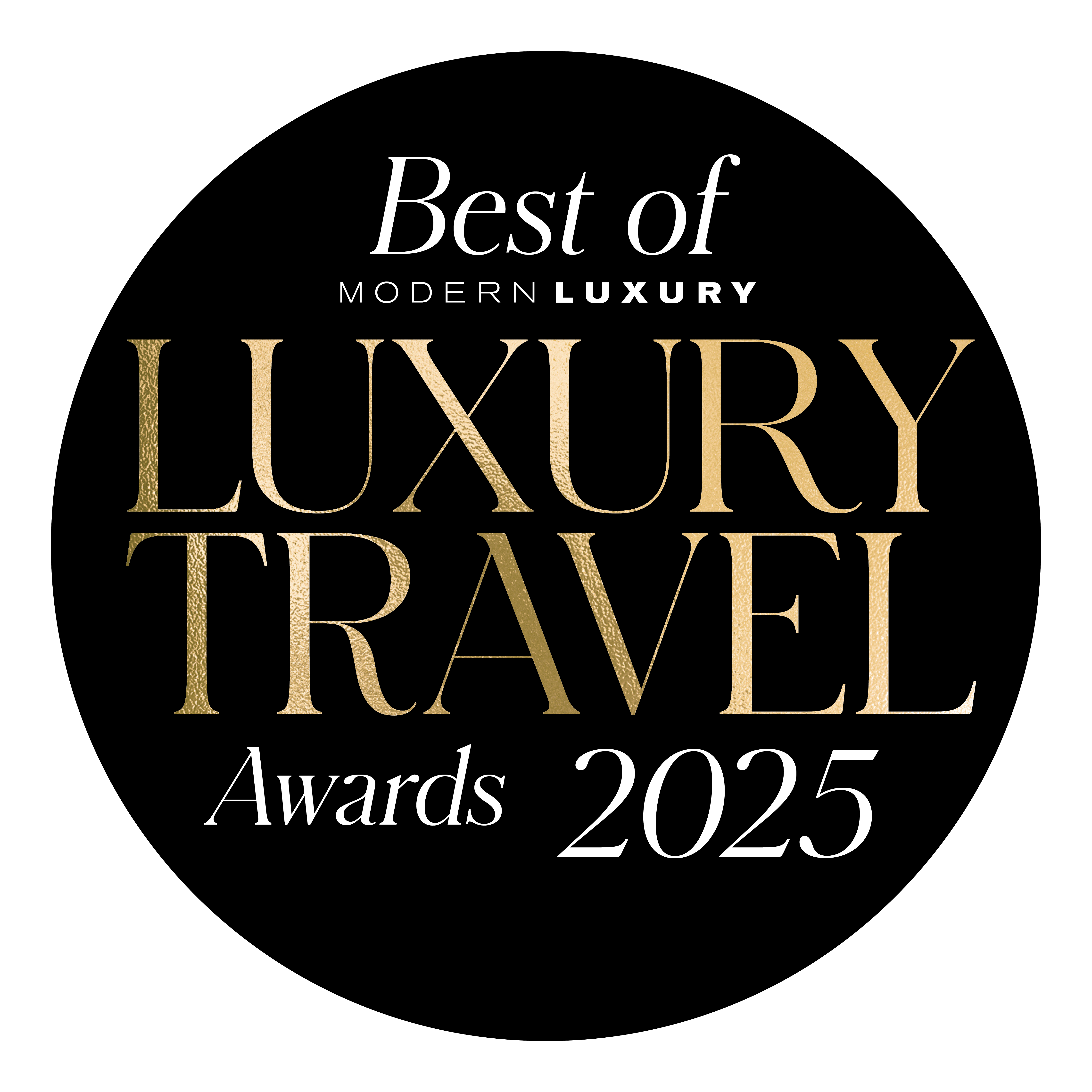 AWARDED BEST CUSTOM LUXURY HOLIDAYS 2025 AT THE BEST OF LUXURY TRAVEL AWARDS 2025
